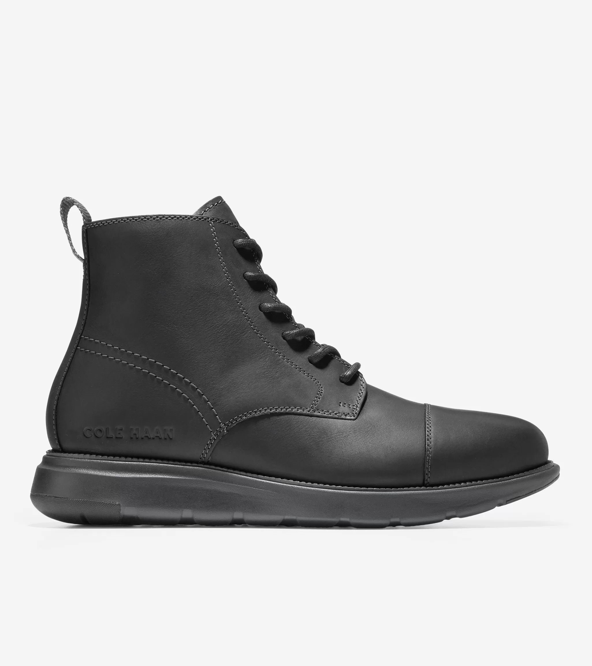 Hot Bota Negra Acolchada con Cordones para Hombre | Grand Atlantic Boot Hombre Botas