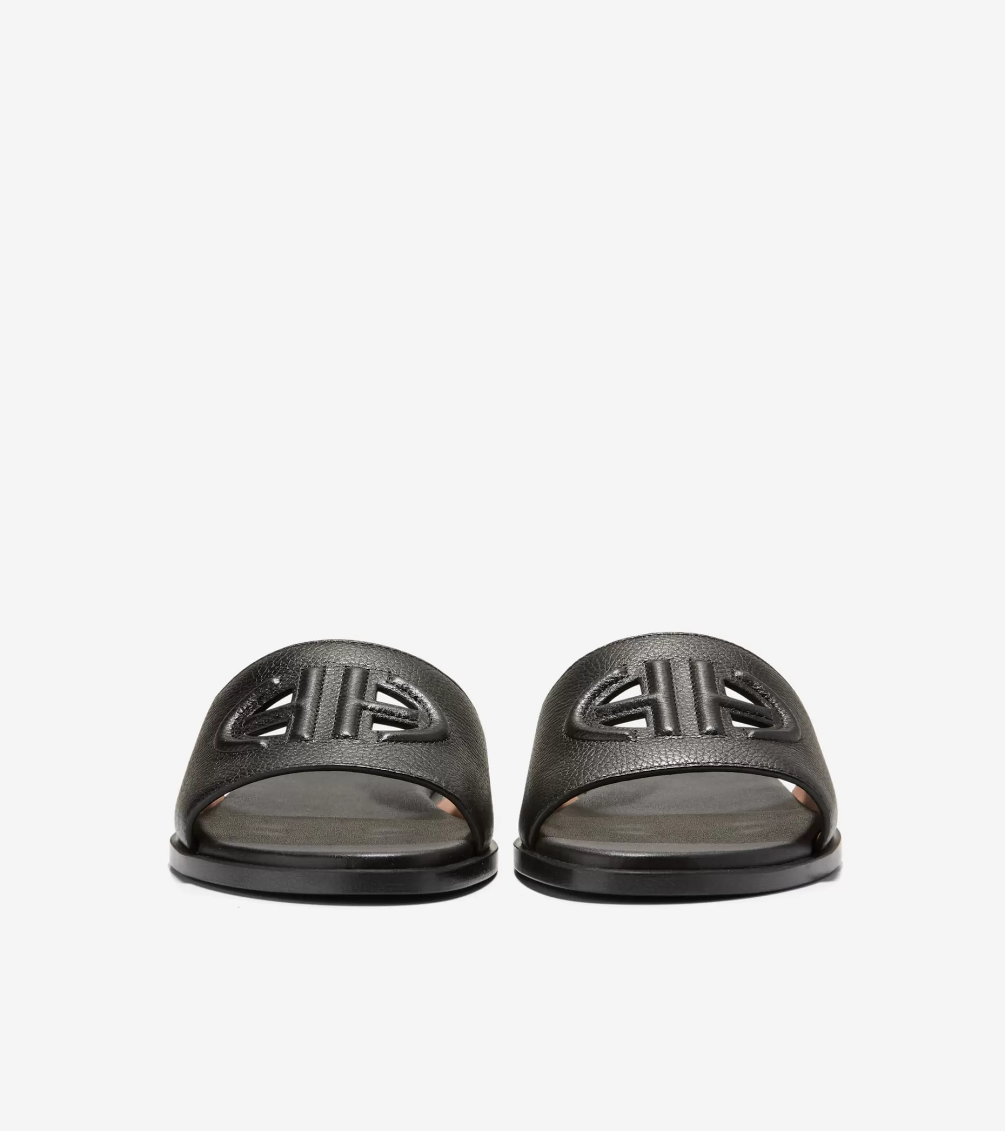 Clearance Sandalias de Piel Mujer | Women's Flynn Logo Slide Sandals Mujer Ver Todo | Salones